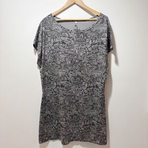 Pretty Snake Sage Witch Dress Size XL T Shirt Dress Goth Whimsygoth Cotton